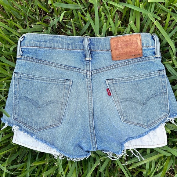 Levi's Pants - Vintage Levi's 511 Women’s Blue Jean Shorts Distressed Cut-Off Style